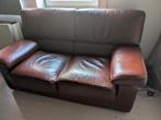 Bank, Huis en Inrichting, Ophalen, Zo goed als nieuw, Tweepersoons, Leer