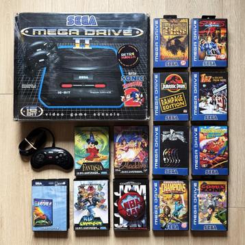 Console Sega Megadrive II Sonic 2 Pack + Spellen beschikbaar voor biedingen