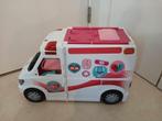 barbie ambulance en foodtruck voertuig, Ophalen