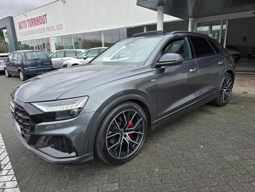 Audi Q8 55 TFSI M-Hybride Quattro S-Line 340 pk Panorama, Auto's, Audi, Bedrijf, Te koop, Q8, 4x4, ABS, Achteruitrijcamera, Adaptive Cruise Control