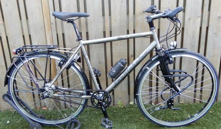 Van Nicholas Amazon Titanium 54 cm Rohloff+Magura, Fietsen en Brommers, Fietsen | Heren | Sportfietsen en Toerfietsen, Zo goed als nieuw