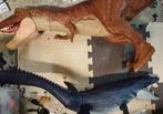 Jurassic world grote T-Rex en mosasaurus, Kinderen en Baby's, Speelgoed | Actiefiguren, Ophalen of Verzenden, Zo goed als nieuw