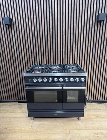 Luxe Antraciet Boretti Fornuis 90 cm (Gratis bezorgen) beschikbaar voor biedingen