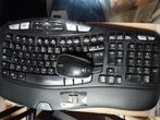 Un clavier logitech azerty + 1 souris sans fil, Azerty, Toetsenbord en muis-set, Gebruikt, Draadloos