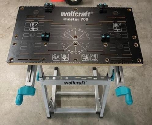 Proffessionele werkbank WOLFCRAFT Master 700 (5x gebruikt !), Doe-het-zelf en Bouw, Werkbanken, Zo goed als nieuw, Minder dan 70 cm