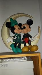 VINTAGE Mickey Minnie verliefd op Donaldson, Verzamelen, Ophalen, Mickey Mouse, Gebruikt, Beeldje of Figuurtje