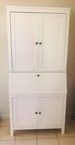 Secretaire Hemnes Ikea blanc, Huis en Inrichting, Kasten | Secretaires, Ophalen, Zo goed als nieuw