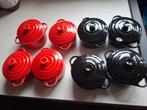 8 mini cocotte, Huis en Inrichting, Ophalen, Zo goed als nieuw
