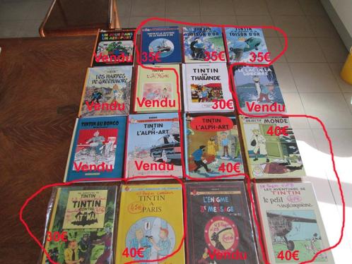 9 BD Parodie-Pastiche de TINTIN/Kuifje très rare, format A5, Livres, BD, Enlèvement ou Envoi