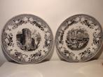 paire d'assiettes décoratives anciennes Villeroy & Boch, Lux, Enlèvement ou Envoi