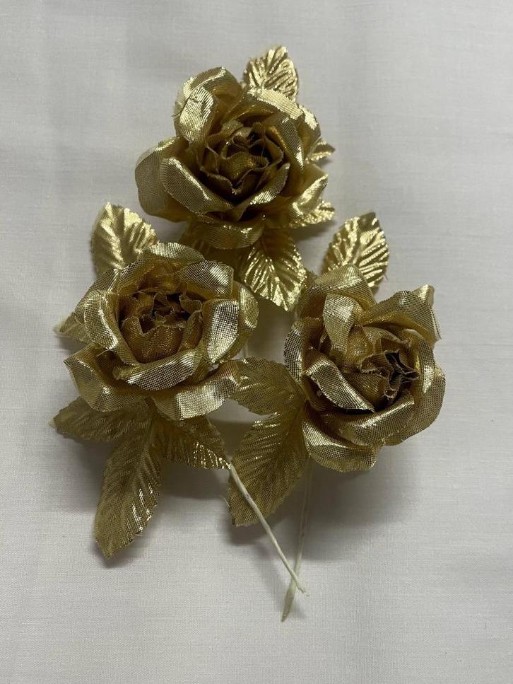 goudkleurige kunstbloemen, Maison & Meubles, Accessoires pour la Maison | Plantes & Fleurs artificielles, Neuf, Intérieur, Enlèvement ou Envoi