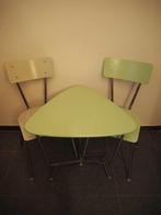Vintage set design tafeltje en stoelen, 1960s, Huis en Inrichting, Ophalen, Zo goed als nieuw, Overige vormen