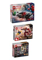 Lego MARVEL 3 doosjes, Enlèvement ou Envoi, Neuf, Ensemble complet, Lego