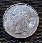 1 franc 1980 VL (bosse derrière l'oreille) - Boudewijn I, Envoi, Monnaie en vrac