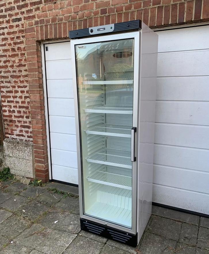 TOPCOLD grote professionele vitrinekoelkast, Elektronische apparatuur, Koelkasten en IJskasten, Gebruikt, Zonder vriesvak, 200 liter of meer