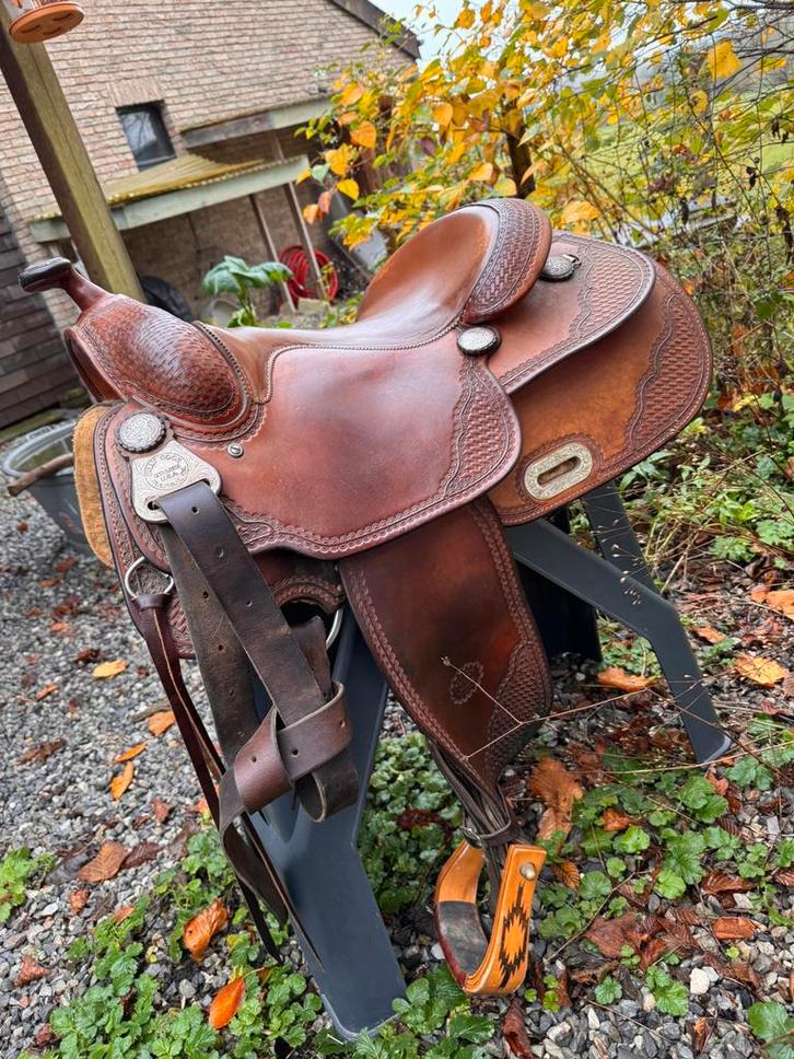 Selle western Billy Cook, Dieren en Toebehoren, Paarden en Pony's | Zadels, Gebruikt, Western, Ophalen