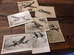 7 prentkaarten Duitse gevechtsvliegtuigen, WO 2, Stuka, Ophalen of Verzenden, Luchtmacht, Overige typen