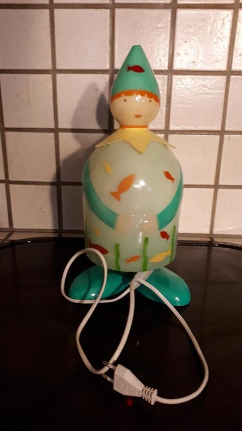 Kinderlamp, nachtlamp van L'oiseau Bateau in hars en hout, Antiek en Kunst, Curiosa en Brocante, Ophalen of Verzenden