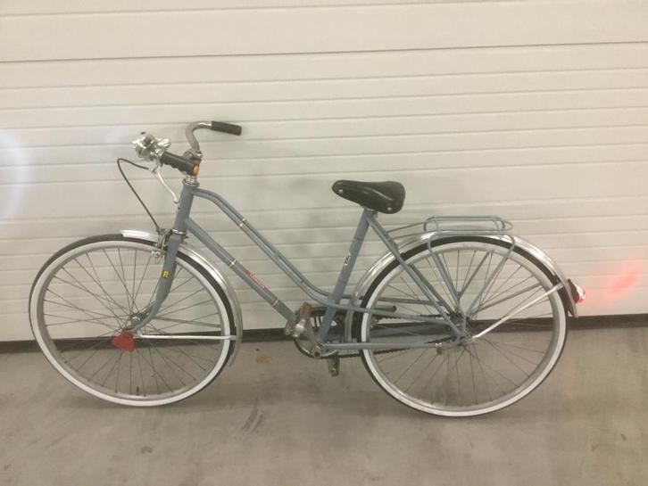 Vintage kinderfiets meisjes, Fietsen en Brommers, Fietsen | Meisjes, Gebruikt, 24 inch, Ophalen