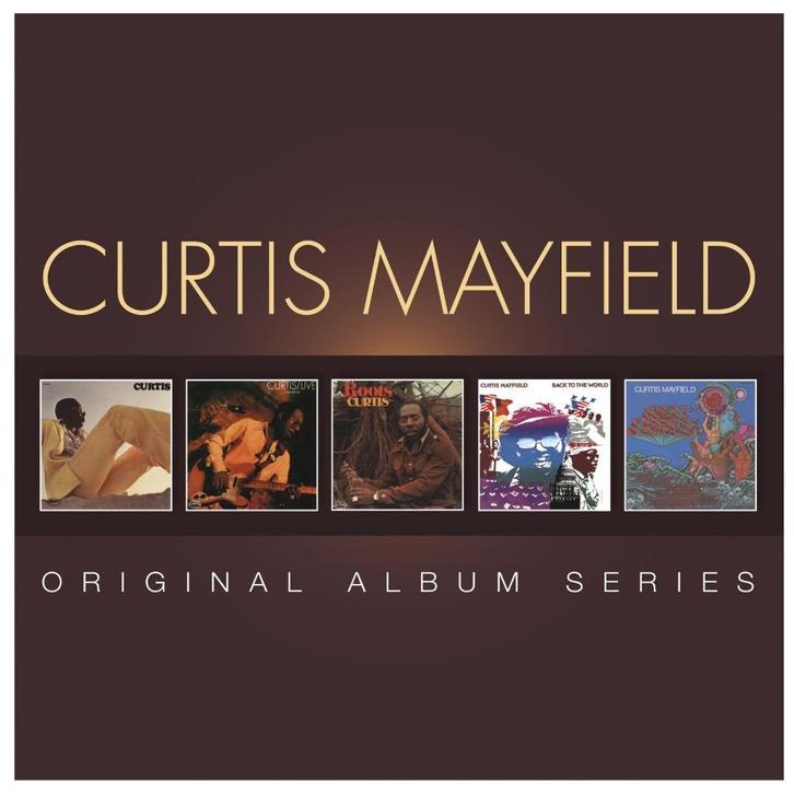 Curtis Mayfield - Original Album Series - 5 CDs, Cd's en Dvd's, Cd's | R&B en Soul, Nieuw in verpakking, R&B, Boxset, Verzenden