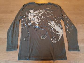 khaki t-shirt lange mouwen Antony Morato, Kinderen en Baby's, Ophalen of Verzenden, Zo goed als nieuw, Antony Morato, Jongen