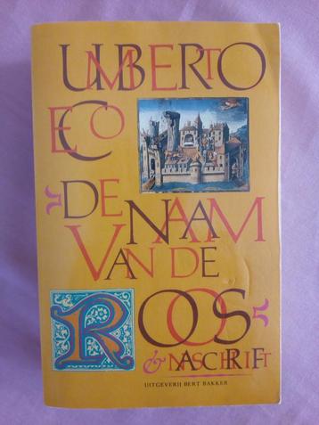 De Naam van de Roos - Umberto Eco beschikbaar voor biedingen
