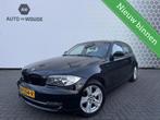 BMW 1-serie 116i High Executive Stoelverwarming, Auto's, BMW, 90 kW, 4 cilinders, Parkeersensor, Zwart