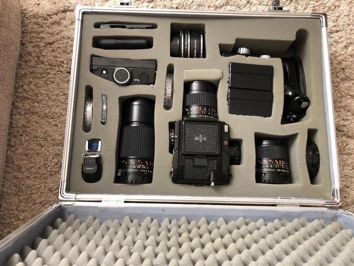 Mamiya M645 super complete set, Audio, Tv en Foto, Fotocamera's Analoog, Ophalen