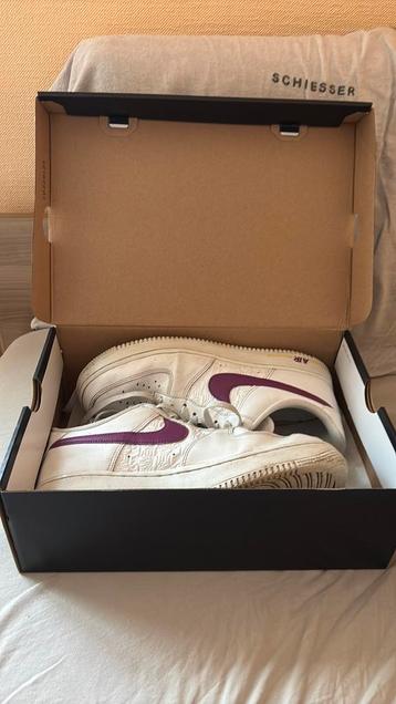 Nike Air Force 1 ‘07 Lakers Wit Paars Heren beschikbaar voor biedingen