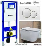 Geberit UP320 Toiletset /Zonder Rand / wit / incl zitting, Doe-het-zelf en Bouw, Sanitair, Ophalen of Verzenden, Nieuw