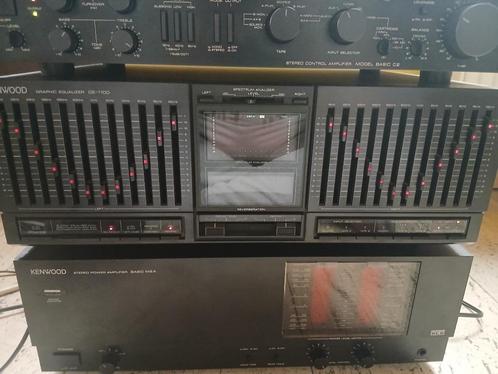 Kenwood Premium versterker + voorversterker + equalizerset, Audio, Tv en Foto, Versterkers en Ontvangers, Gebruikt, Ophalen of Verzenden