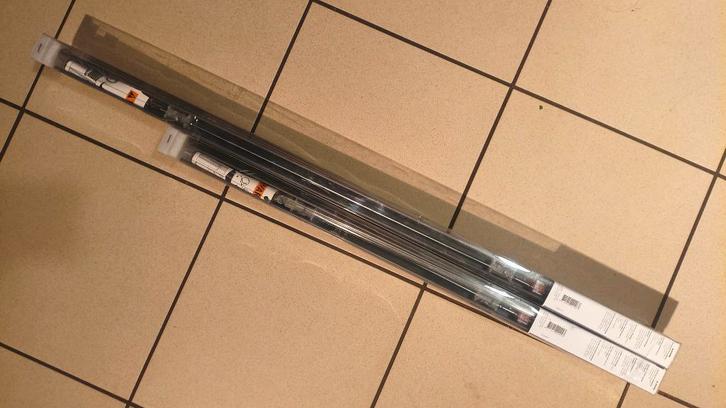 Ensemble de 2 nouveaux stores en aluminium (Gamma) — gris, Maison & Meubles, Ameublement | Rideaux & Stores à lamelles, Neuf, 100 à 150 cm