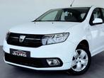 Dacia Sandero 1.0i SCe -1ERPRO-AIRCO-GPS-BLUETOOTH-TVA, Stof, 1045 kg, Wit, Bedrijf