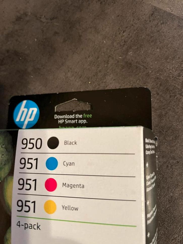 950 Pack de 4 cartouches d'encre noire/HP 951 Pack de 4 cart, Computers en Software, Printerbenodigdheden, Ophalen