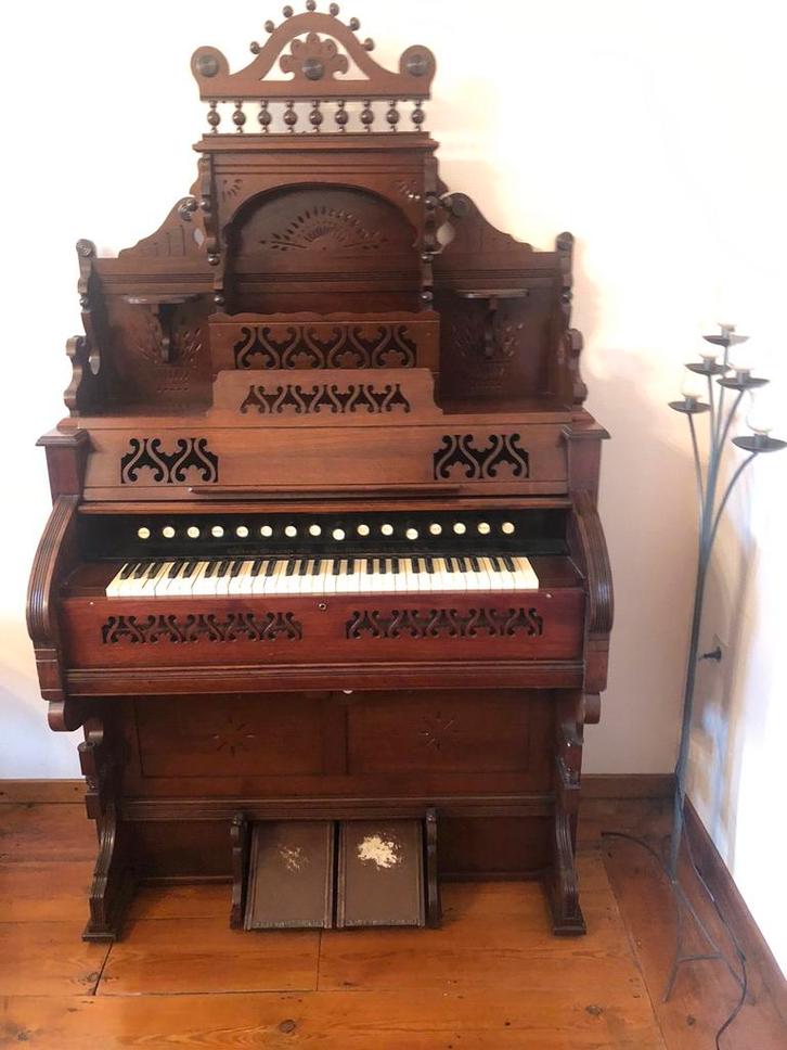 Antiek Harmonium, Muziek en Instrumenten, Orgels, Gebruikt, Harmonium, Ophalen