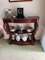 Acajou muurtafel, Huis en Inrichting, Tafels | Sidetables, Ophalen, Zo goed als nieuw