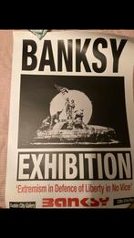 Banksy rare affiche expo Dublin 2015, Comme neuf, Affiche ou Poster pour porte ou plus grand