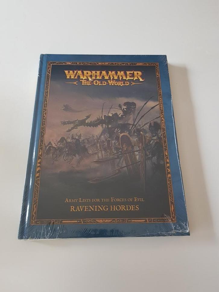Warhammer old world: ravening hordes, sealed, Hobby en Vrije tijd, Wargaming, Nieuw, Warhammer, Boek of Catalogus, Ophalen of Verzenden