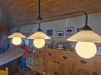 Verlichting@Lebbeke zeer goede staat 2x 3 lampen p.o.t.k, Huis en Inrichting, Lampen | Hanglampen, Ophalen