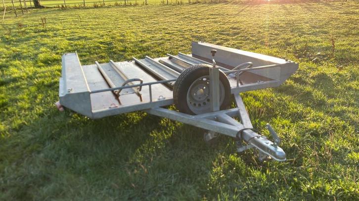 Remorque, moto, Auto diversen, Aanhangers en Bagagewagens, Zo goed als nieuw, Ophalen