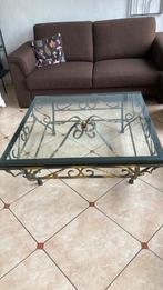 Table de salon en fer forgé, Maison & Meubles, Enlèvement, Utilisé