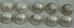 Knopen lotje, EFFOA Finse Rederij, 16mm, 10 stuks.(1), Verzamelen, Scheepvaart, Ophalen of Verzenden, Gebruikt, Motorboot, Overige typen