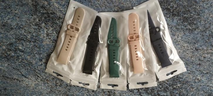 Lot Bracelets montre Silicone Xiaomi Mi/Redmi Watch Lite 2, Handtassen en Accessoires, Smartwatches, Nieuw, Android, Ophalen of Verzenden