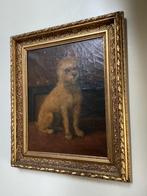 schilderij hond + kader, Ophalen