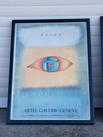 Lithographie artel galerie de jean michel folon  beschikbaar voor biedingen