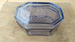 Art deco lila / paars glazen doos, Ophalen of Verzenden