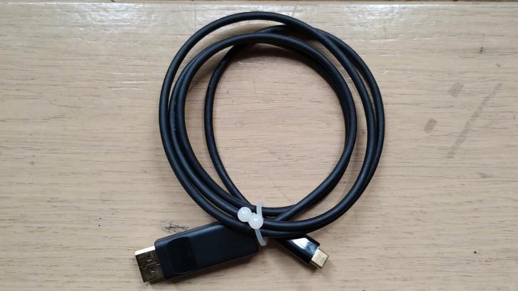 Choetech USB-C to DisplayPort Cable, Informatique & Logiciels, Pc & Câble réseau, Comme neuf, Enlèvement ou Envoi