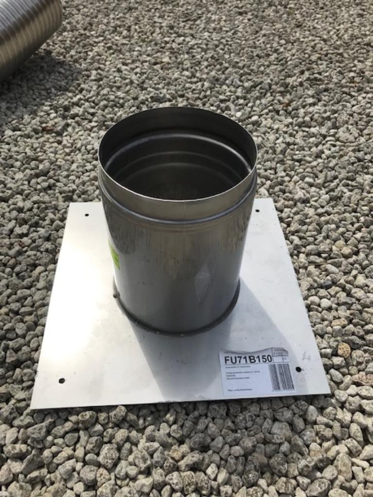 Schoorsteen aansluitingsplaat onderzijde schoorsteen met nis, Bricolage & Construction, Chauffage & Radiateurs, Neuf, Enlèvement