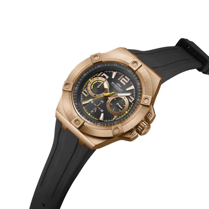 Rotorcraft Sinner RC3407 sport t.w.v € 399 100% ORIGINEEL !, Bijoux, Sacs & Beauté, Montres de sport, Neuf, Noir, Étanche, Enlèvement ou Envoi