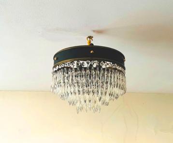 Cascade parels plafondlamp * Neoclassic Vintage 50s * beschikbaar voor biedingen